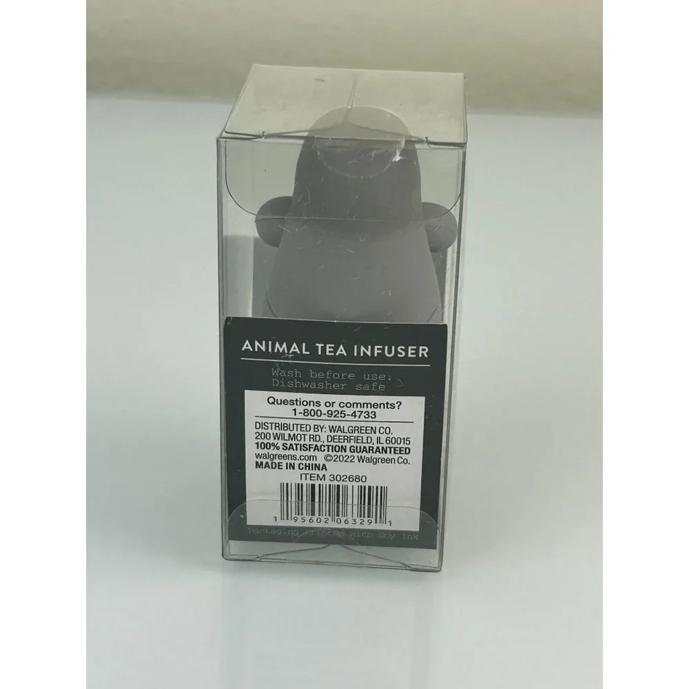 Dashing Sloth Animal Tea Infuser Grey New in Box Gift